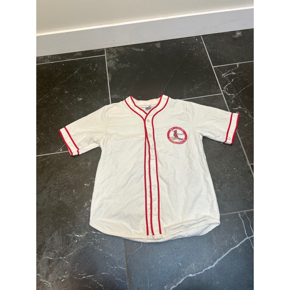 Vintage Champion St Louis Cardinals Baseball Jersey  Red Mens Large USA Made